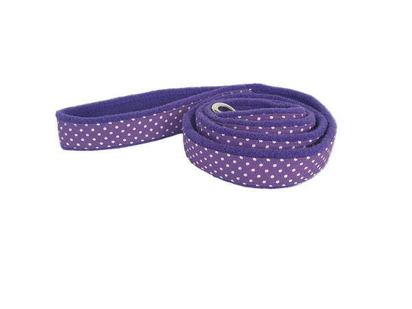 Laisse de luxe - Pois violets