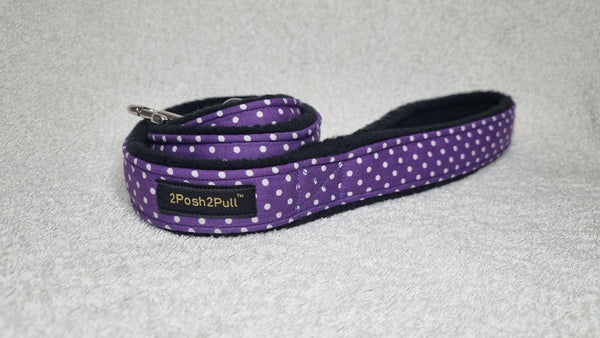 Luxury Lead - Purple Polka Dot