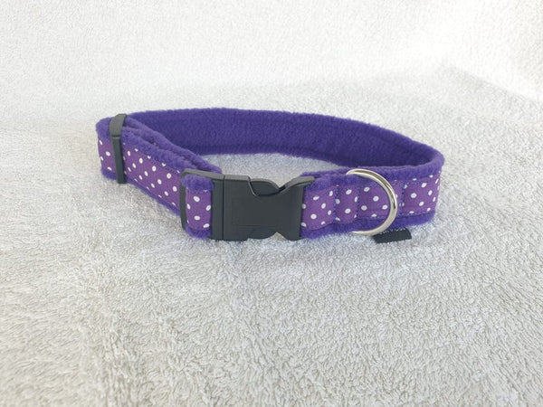 Collier de luxe - Pois violets